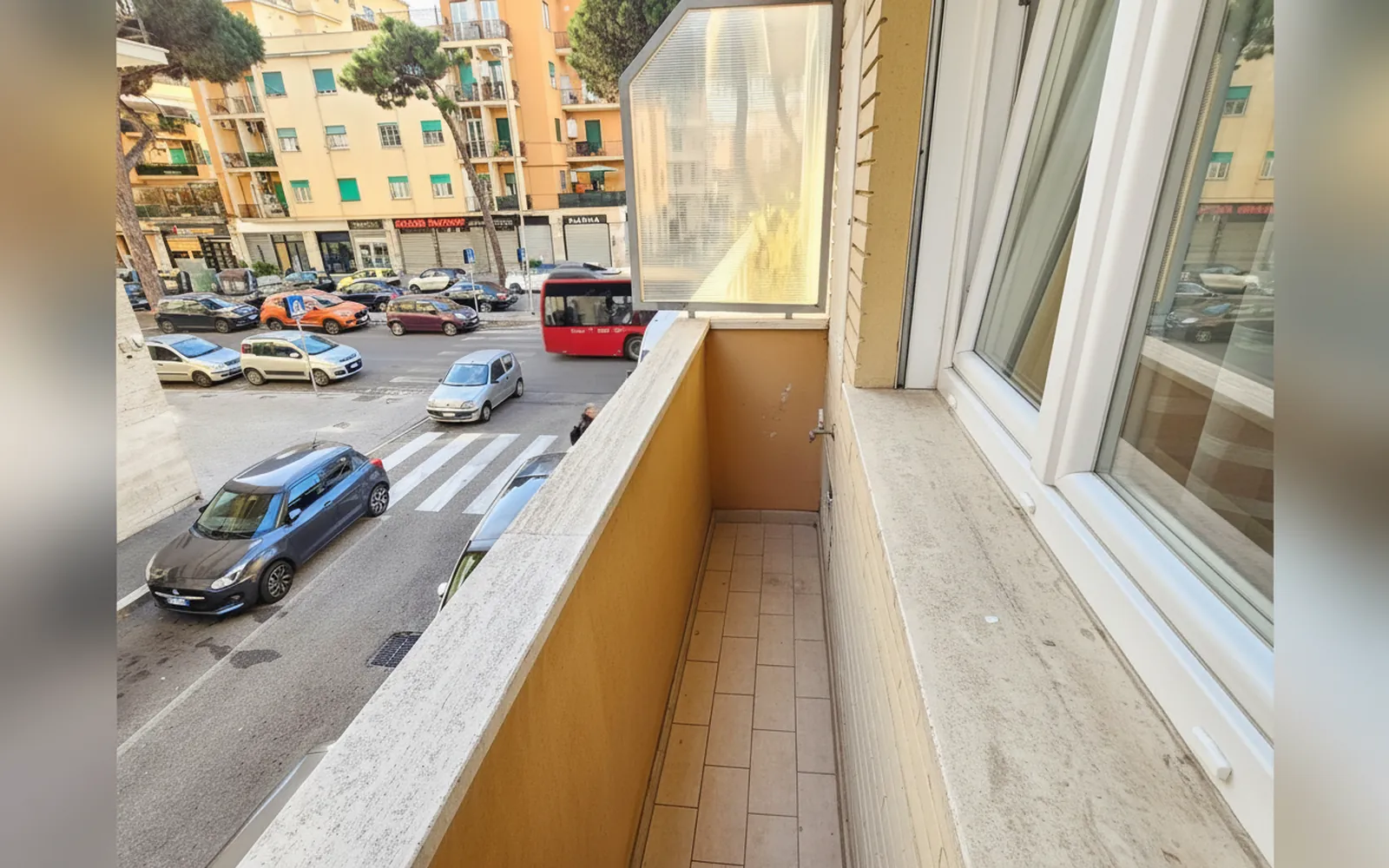 Il balconcino di Maremè Guest House affacciato sulla strada